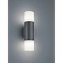 Hoosic I Wandleuchte Kunststoff Aluminium 2-flammig 2