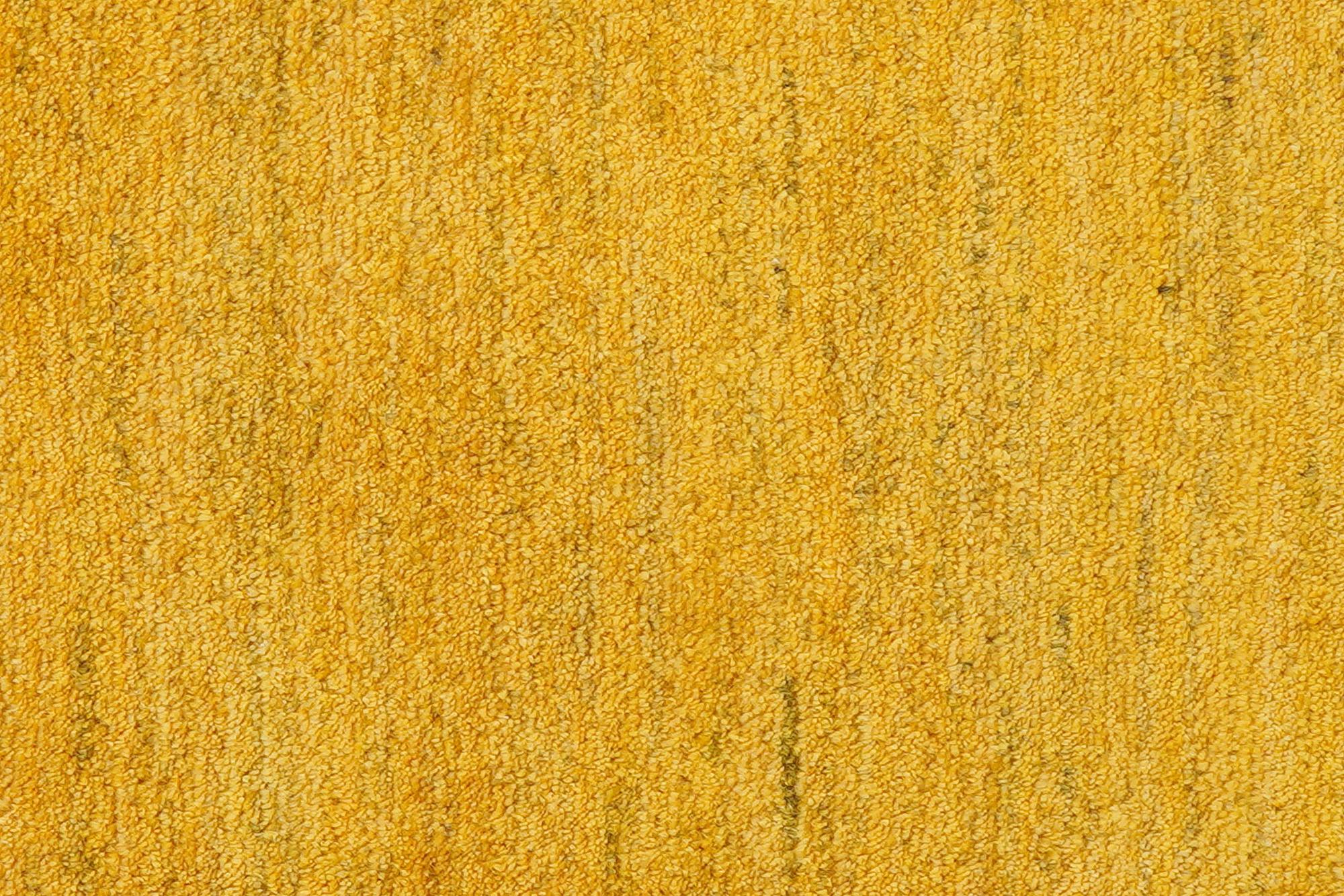 Tappeto Gabbeh Rizbaf lana giallo 4