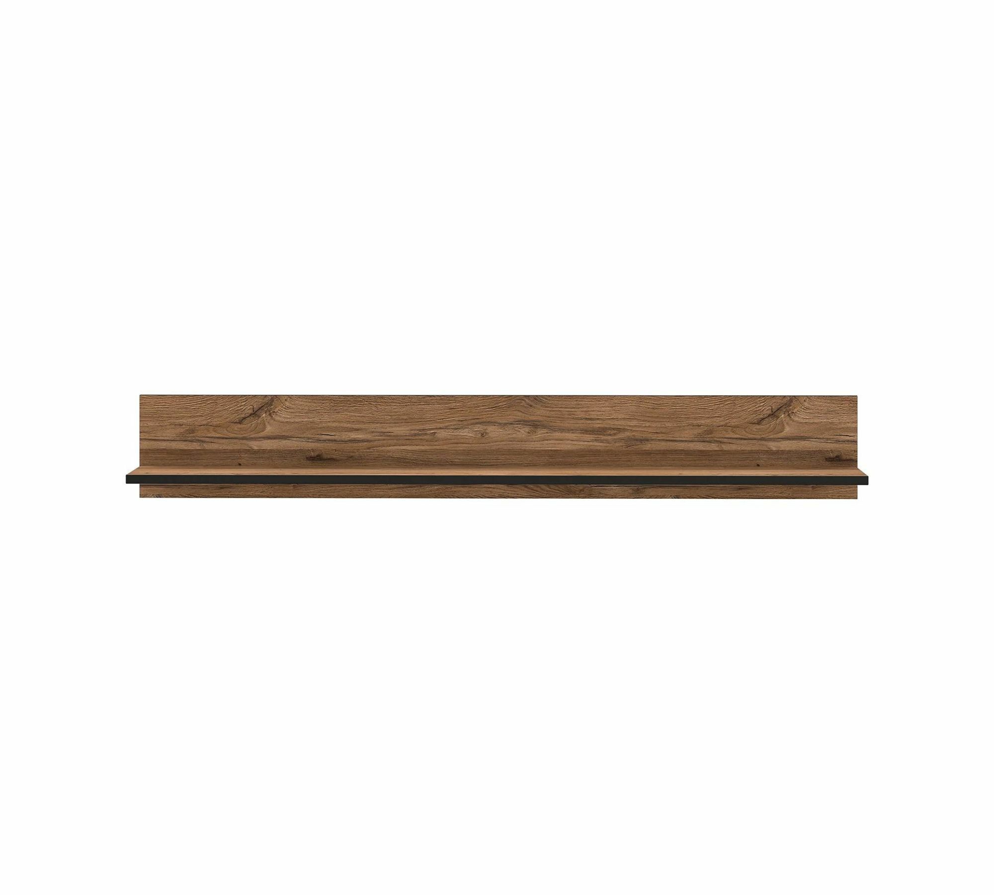 Wandboard Eichenholz Dekor Schwarz 1