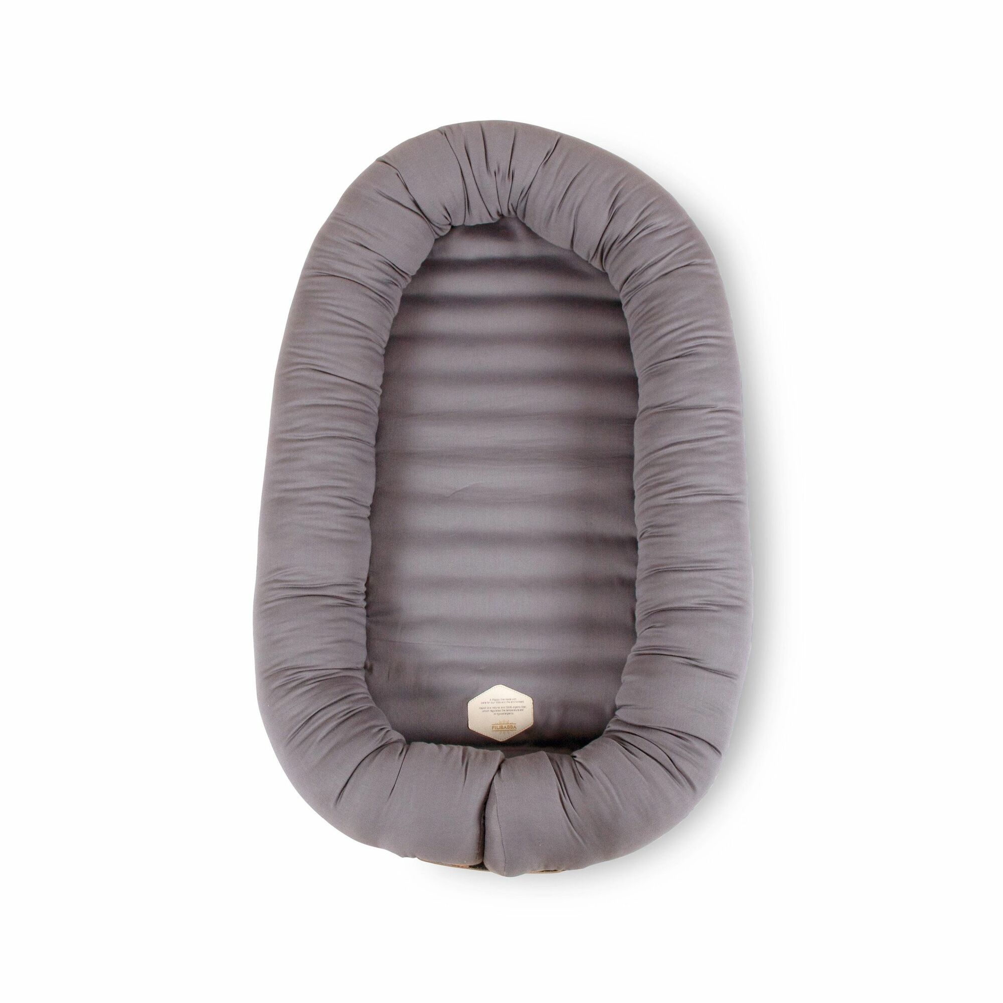Baby nest Organic cotton Kapok Grey 2