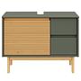 Washbasin cabinet STADY Solid Pine Grey-green 4