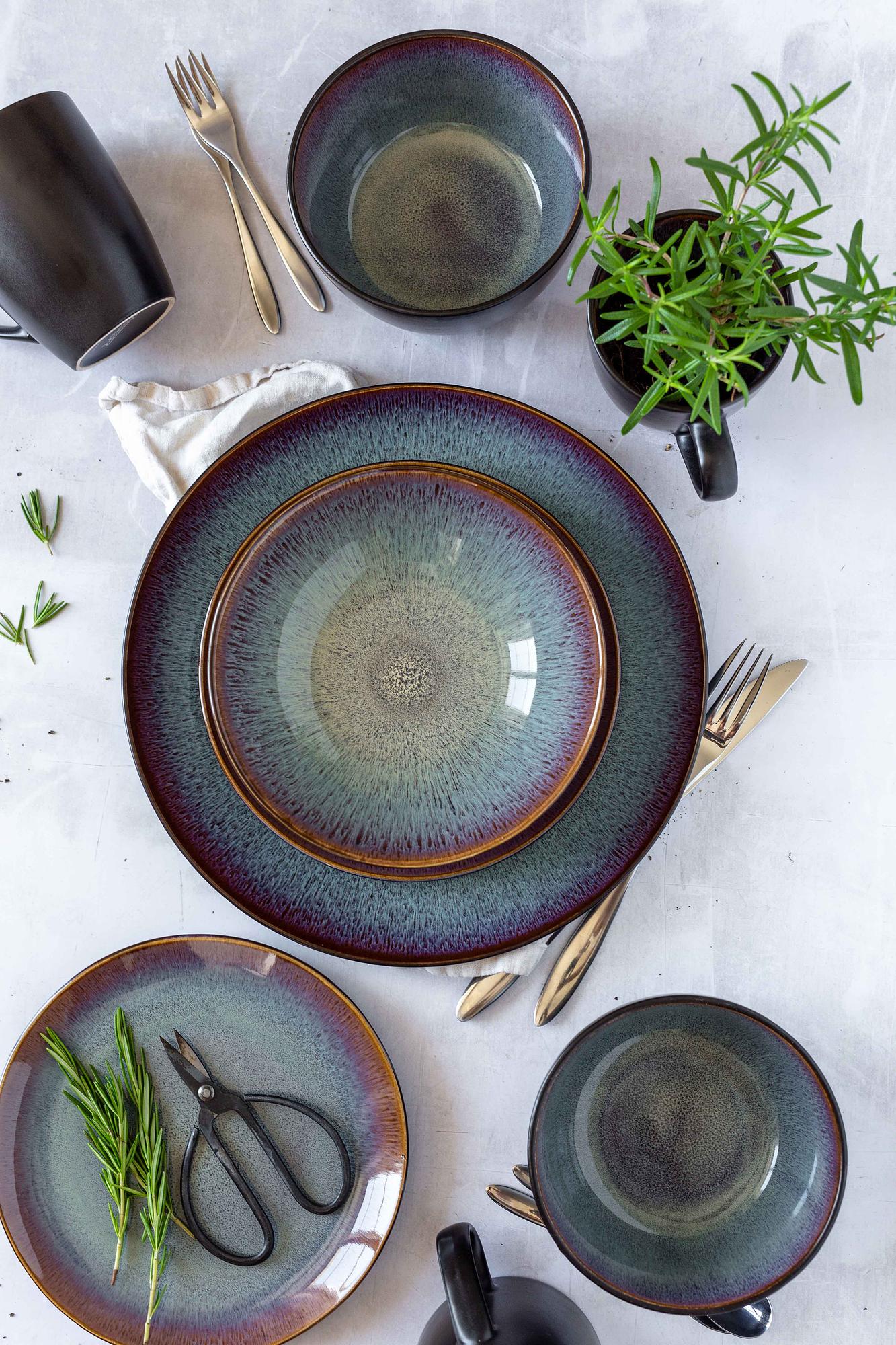 20x Combination set Teona Ceramic Black 3