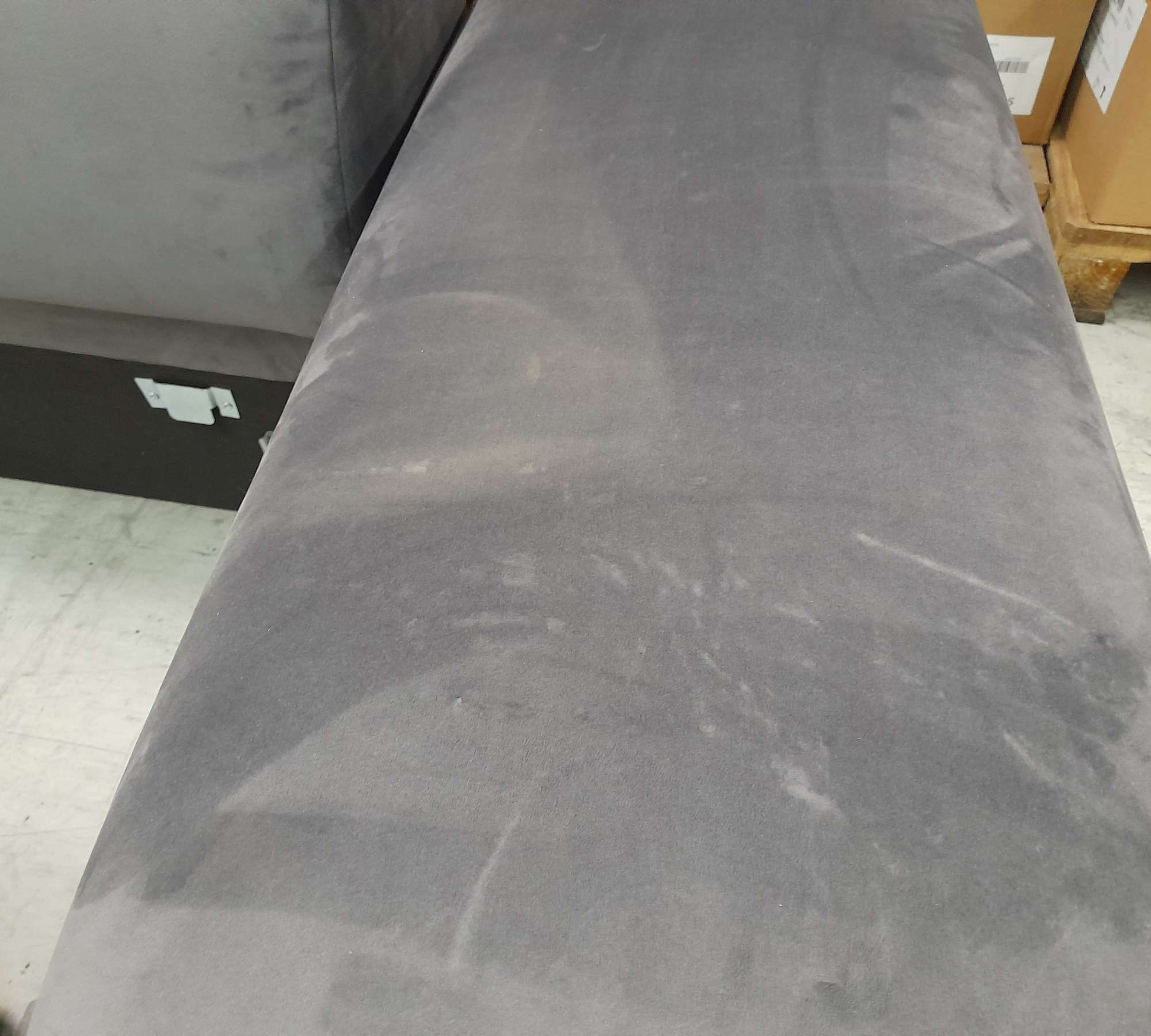 Pyllow Sofa Samt Steingrau 7