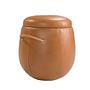 Footstool Leather Brown 1