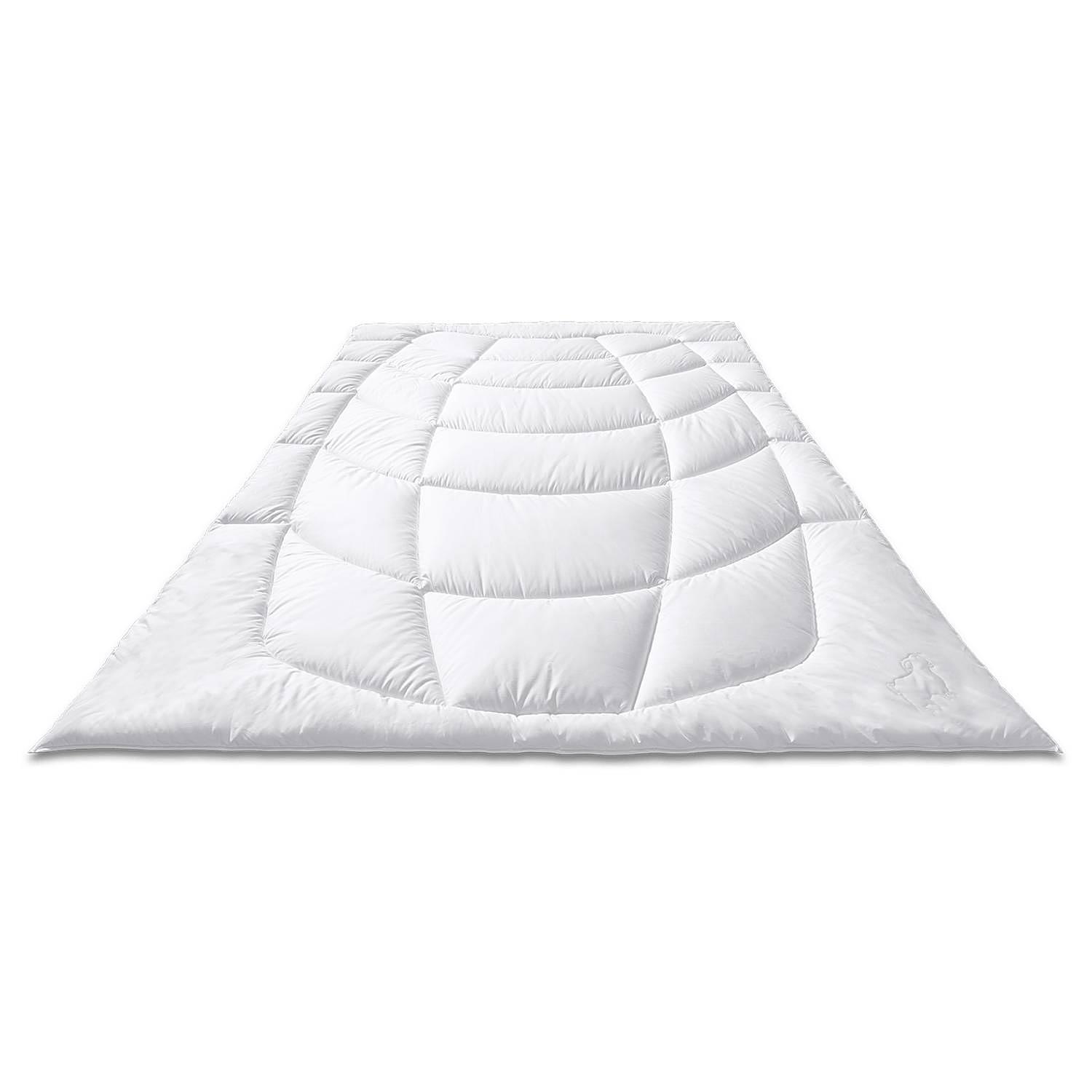 Bettdecke Mono Baumwolle Cashmere Weiß 135 x 200 cm 2