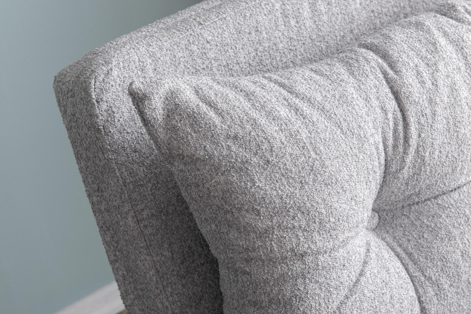 Sando Sleeper Armchair Bouclé Grey 5