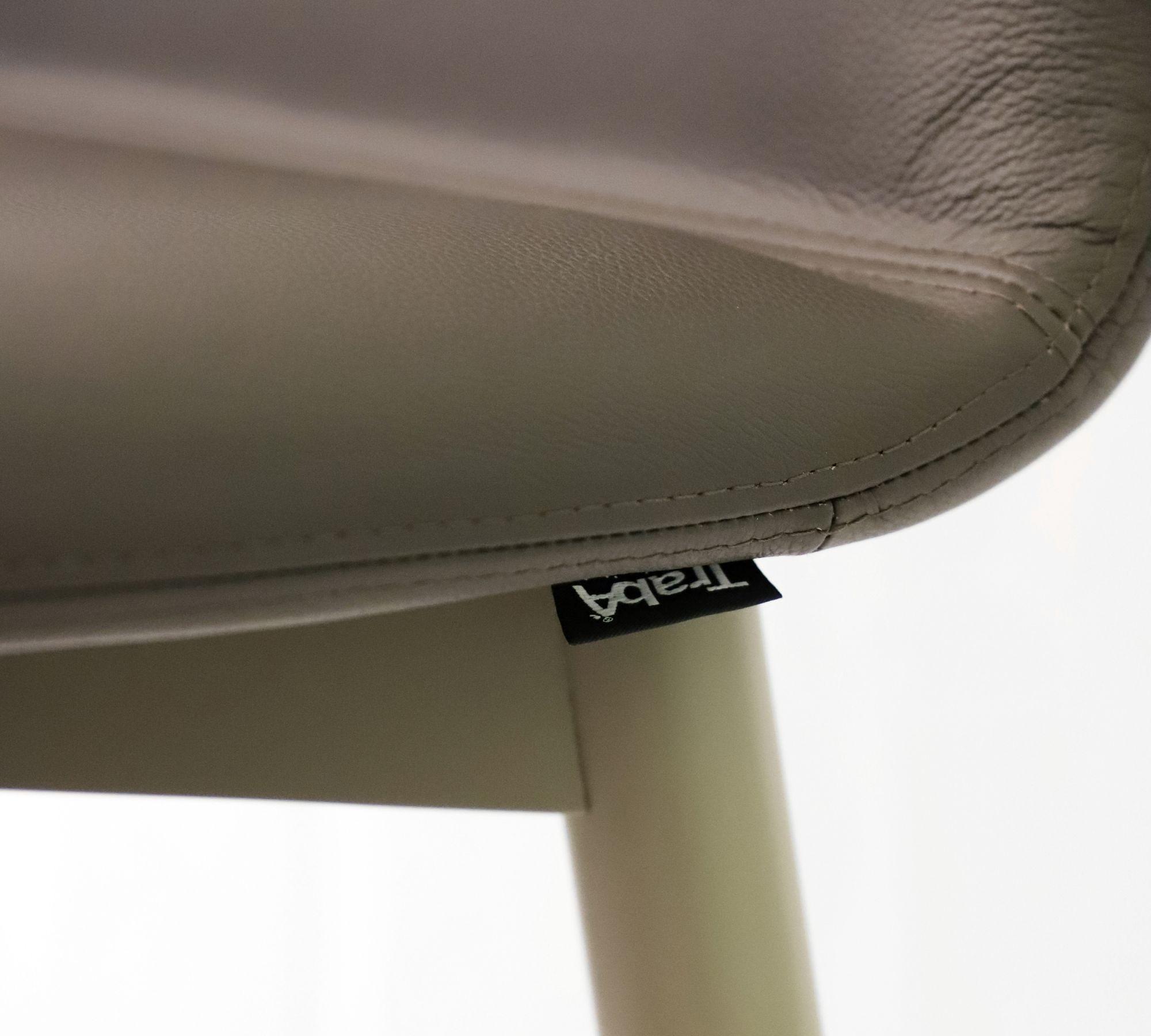 2x Bardot 0036 Wood Sgabello da bar Legno Pelle Marrone 5