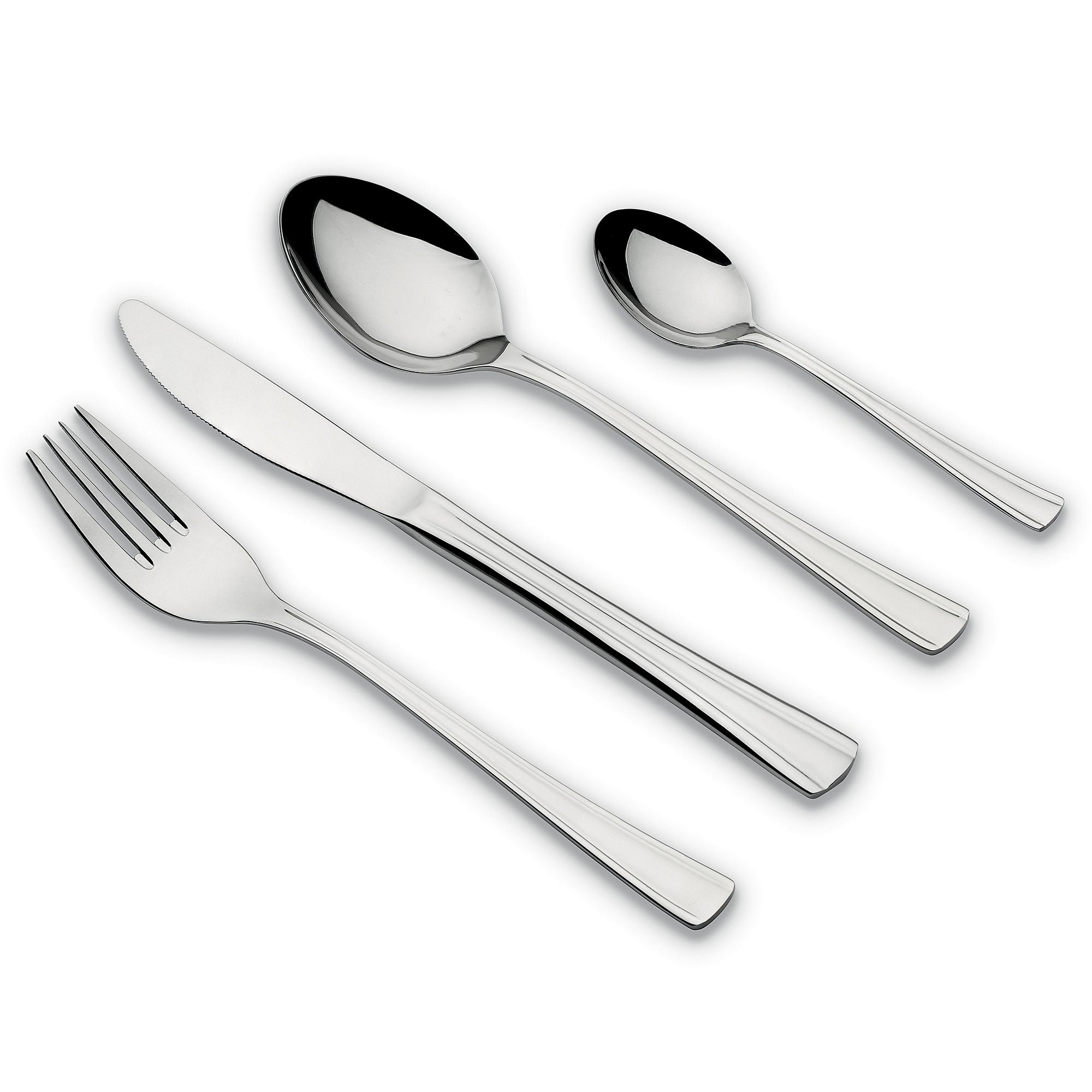 Cindy Cutlery Set 24-piece Stainless Steel Silver 0