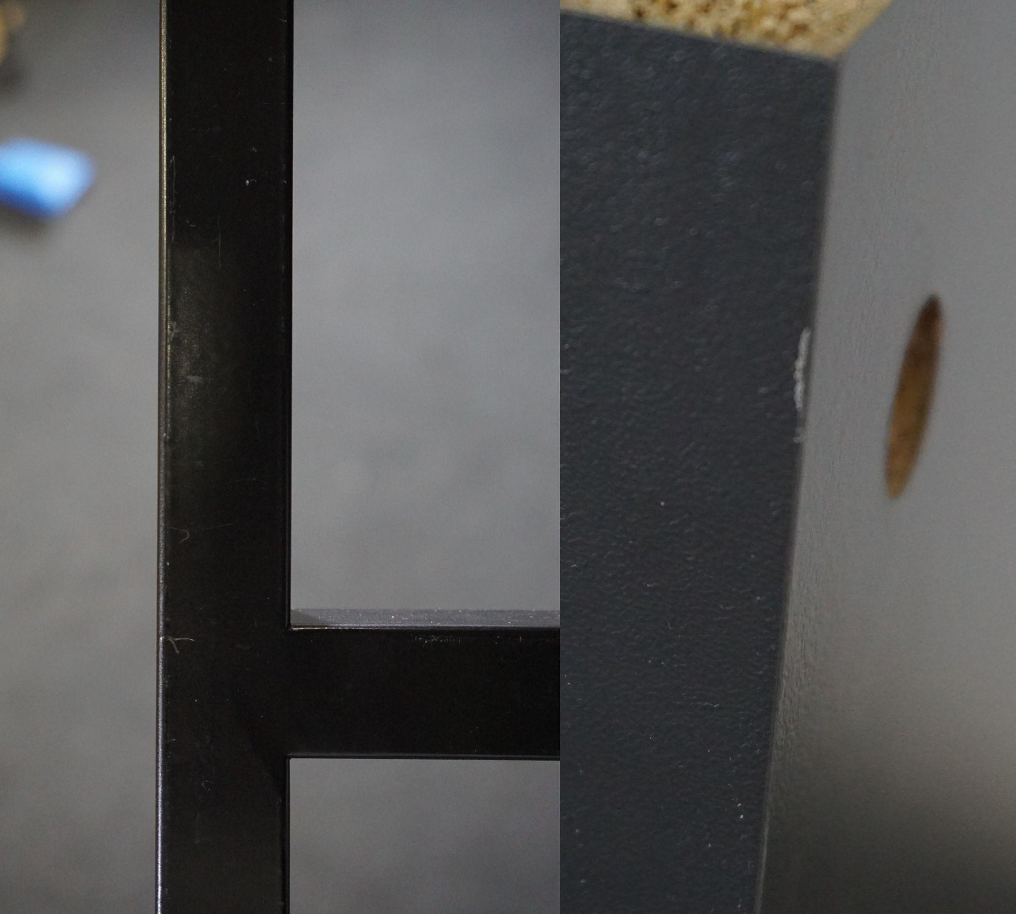 Luxe Sideboard Holzfurnier Schwarz Anthrazit 8