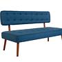 WestHolz Loveseat Sofa 2-Seater Midnight Blue 0