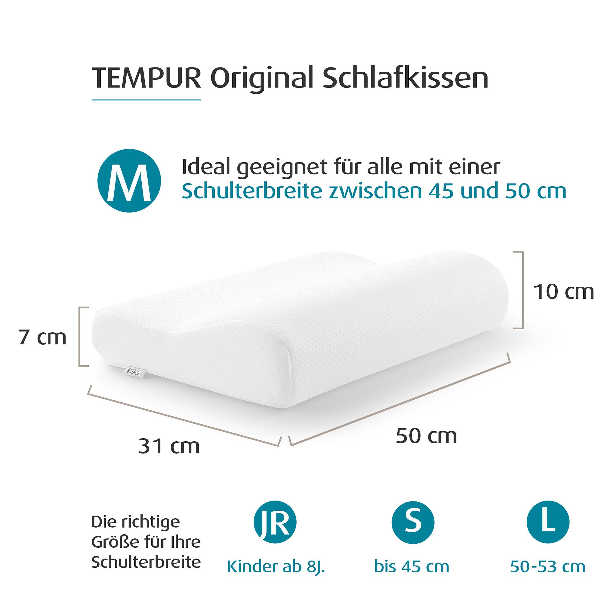 TEMPUR® Original festes Memory Foam Schlafkissen in M 1