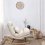 Rocking chair Skenala Beige 2