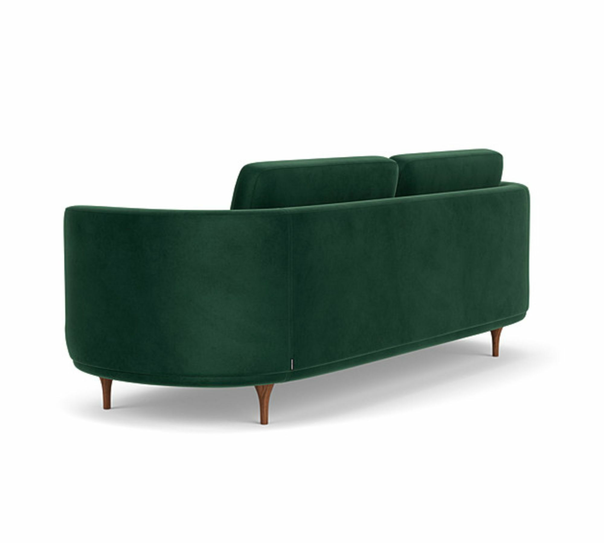 Elinor 3-Sitzer Sofa Velour Lux Dark Green 3