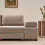 Perenna Sofa 3-Sitzer Leinen Creme 4