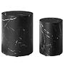 Couchtisch Warners 2er Set MDF Schwarz 48x33cm 4
