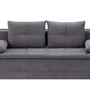 Schlafsofa Textil Grau 0