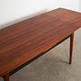Walnut table Brown 1970s 12