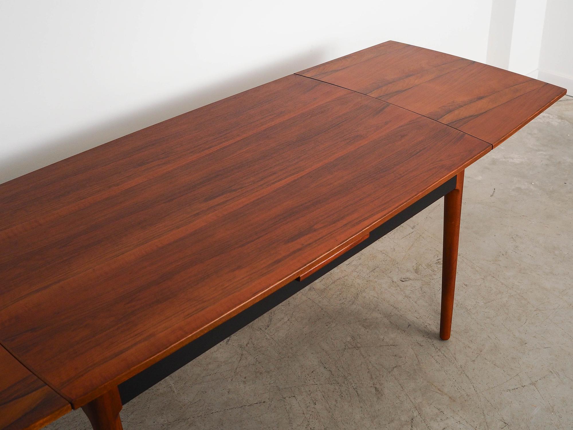 Walnut table Brown 1970s 12