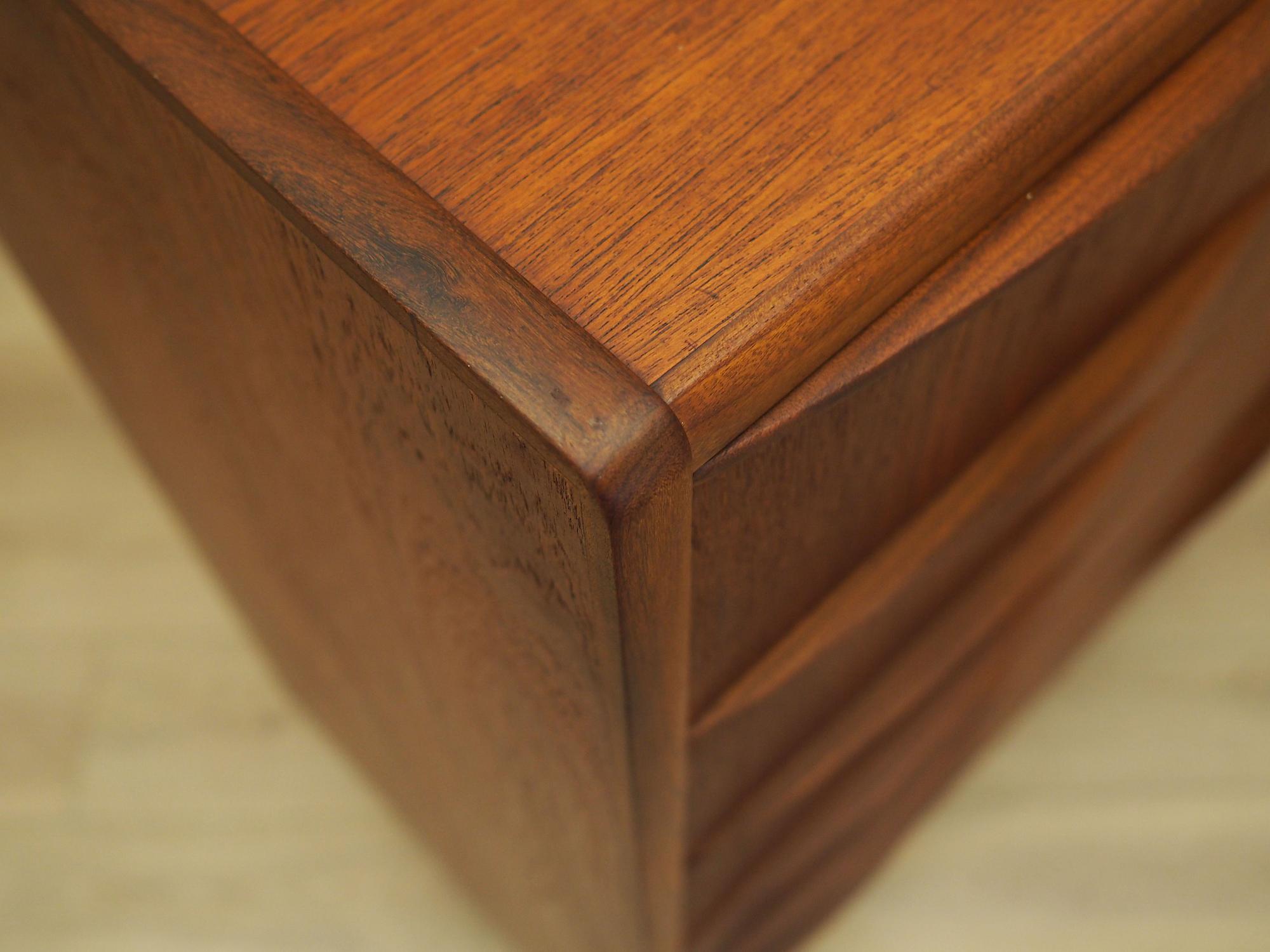 Chest of drawers Teak wood 1970s 11