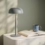 Moll Rechargeable Table Lamp Iron Grey 2