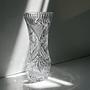 Vintage Blumenvase Bleikristall 1970er Jahre 3