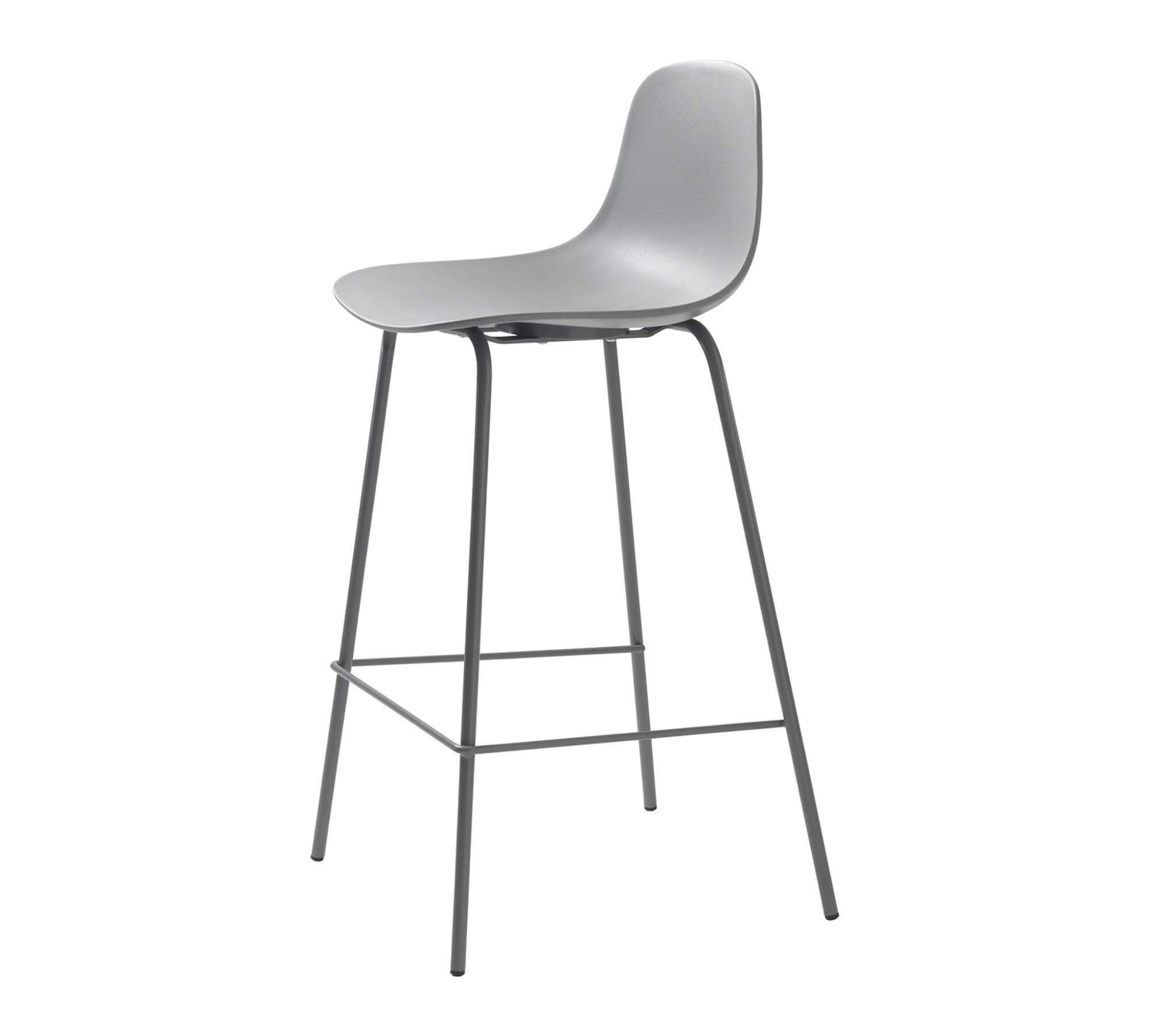 Bar stool plastic metal powder-coated 1