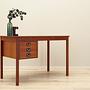 Schreibtisch Teakholz Braun 1970er Jahre 4
