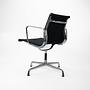 EA108 Office Chair Chrome Hopsack Black 7