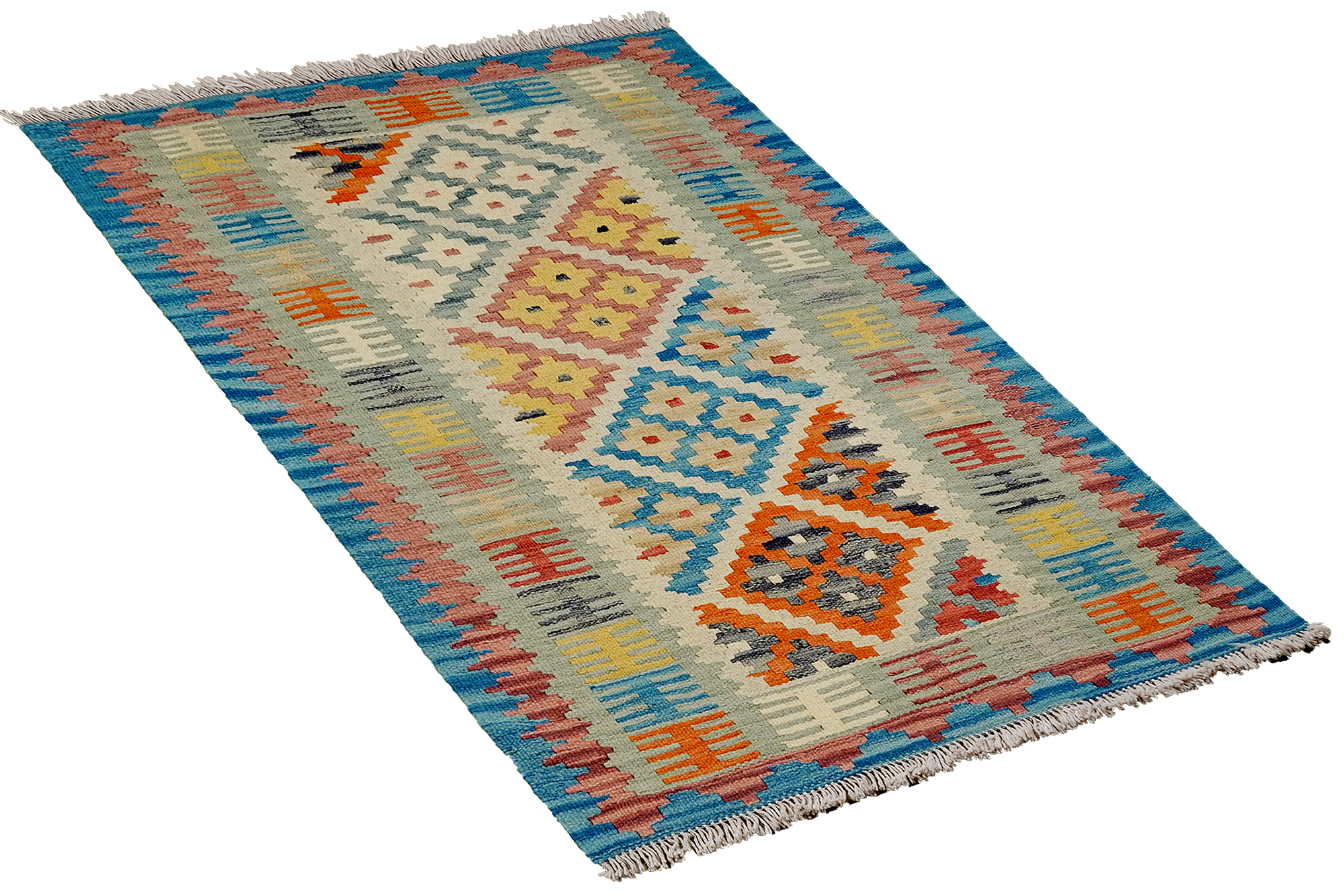 Kilim Gashgai Teppich Mehrfarbig 2