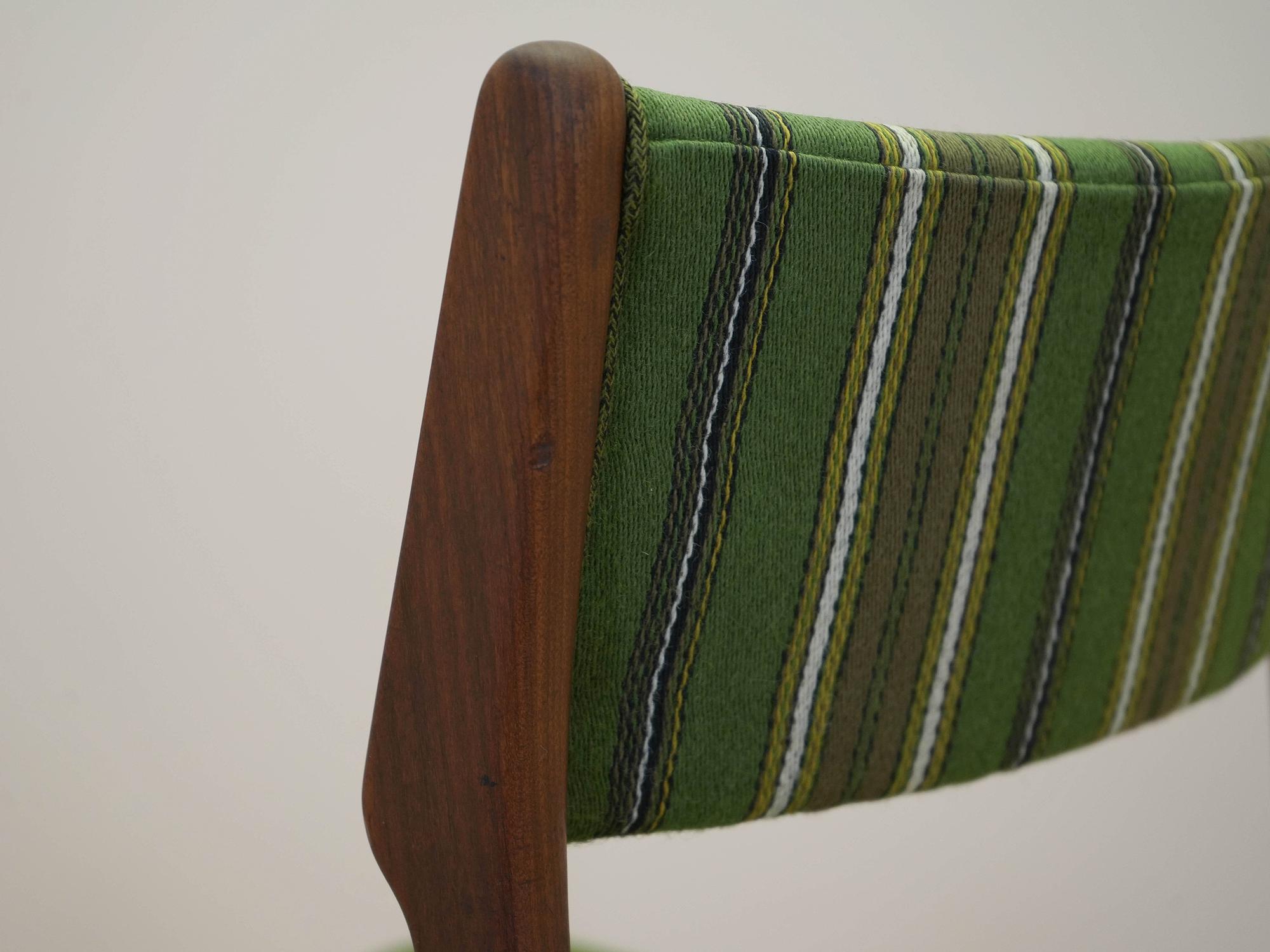2er Set Teak-Stühle  1970er Jahre 11