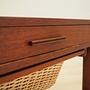 Coffee table teak wood 1970s 9