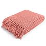 Plaid Waffle Stonewashed Baumwolle Orange 0