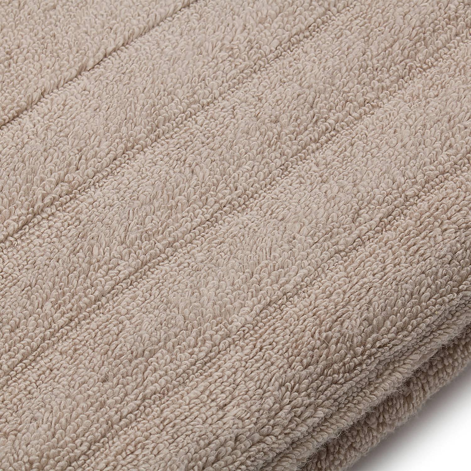 Milan Towel Bamboo Cotton Taupe 50x100cm 1