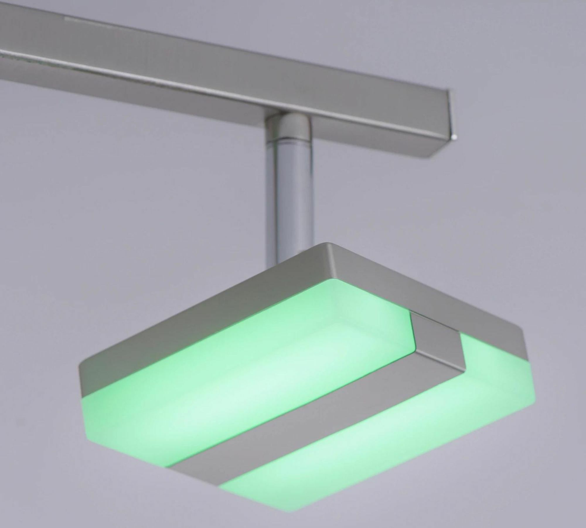 LED Deckenleuchte 6-flammig Eisen Kunststoff Silber 3