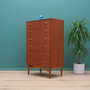 Vintage chest of drawers Teak wood Brown 1970s 2