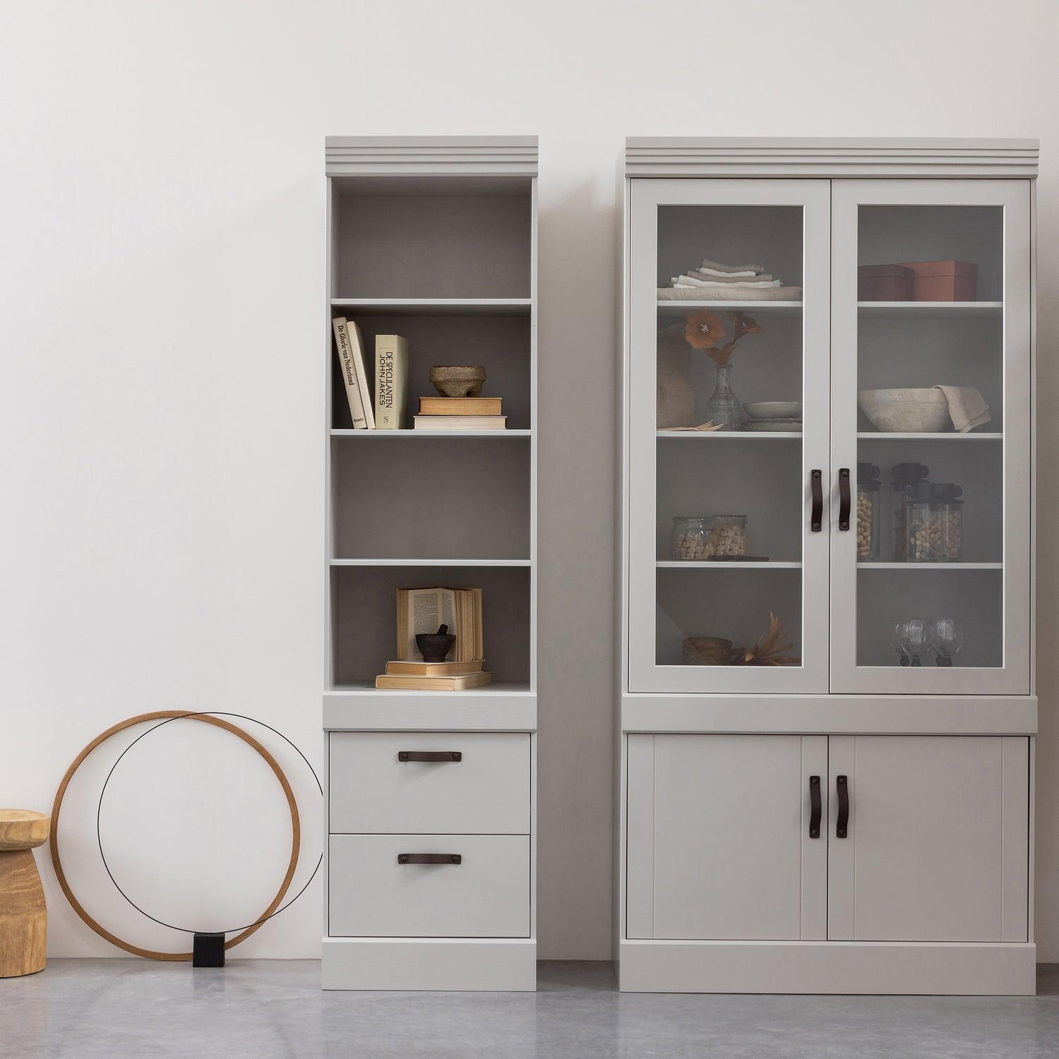 Bold Bücherregel Holz Weiß 2