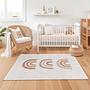 Regenbogen Kinderteppich Mehrfarbig 100x300cm 3