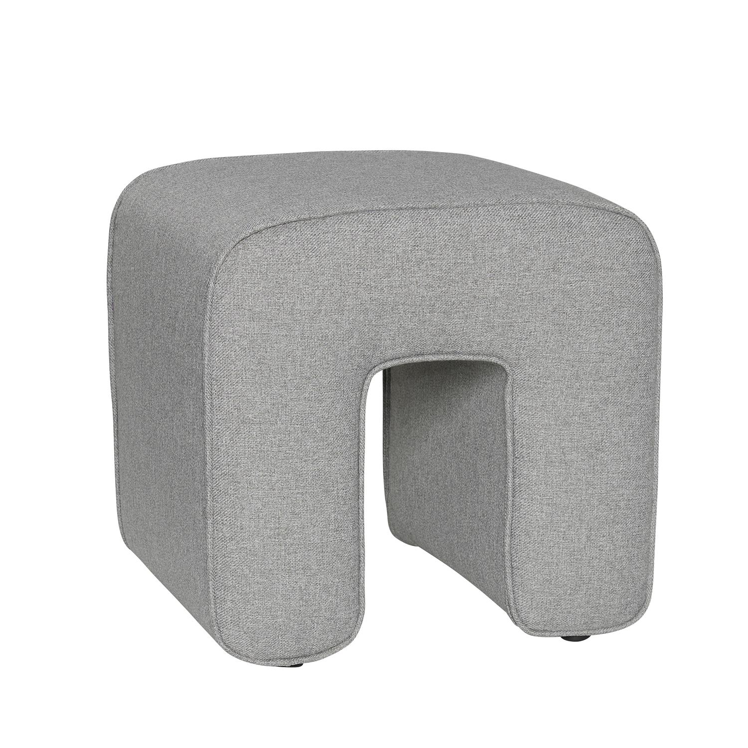 Sculpture Pouf Grey 1