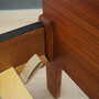 Vintage Bed Teak Wood Brown 1970s 8