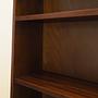 Bücherregal Walnussholz Optik  1970er Jahre Johannes Sorth 6