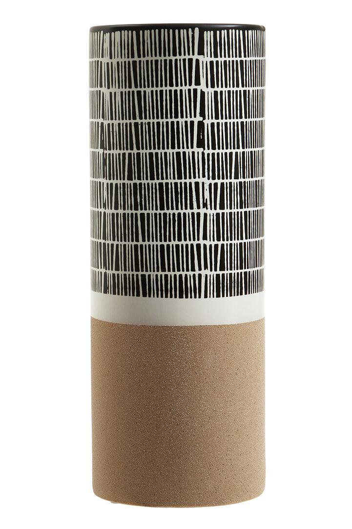 Jada Großer Gestreifte Vase 0