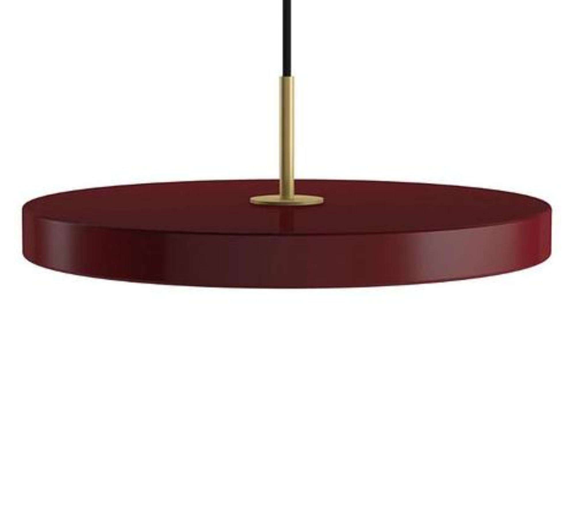 Asteria Pendelleuchte Mini Messing Rot 1