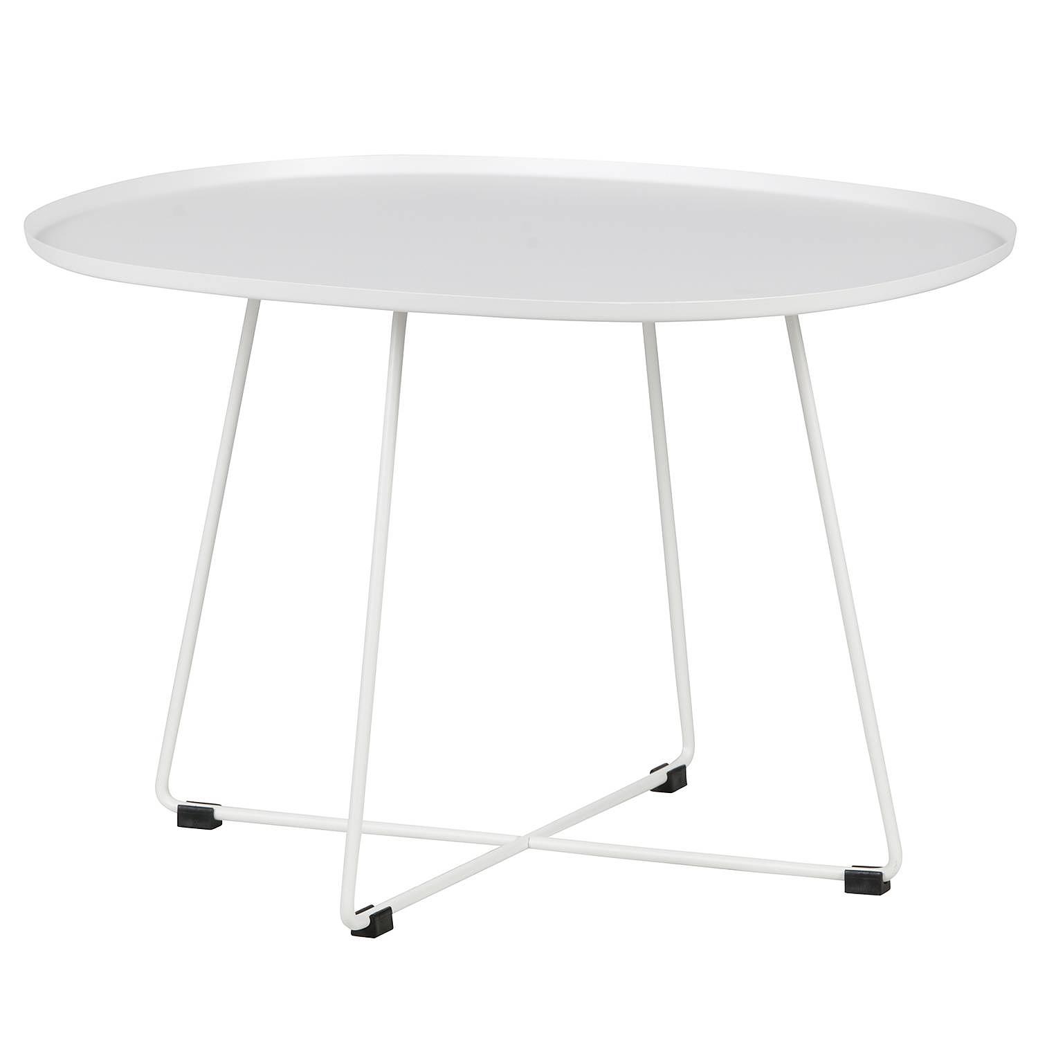 Coffee table reed iron white 0