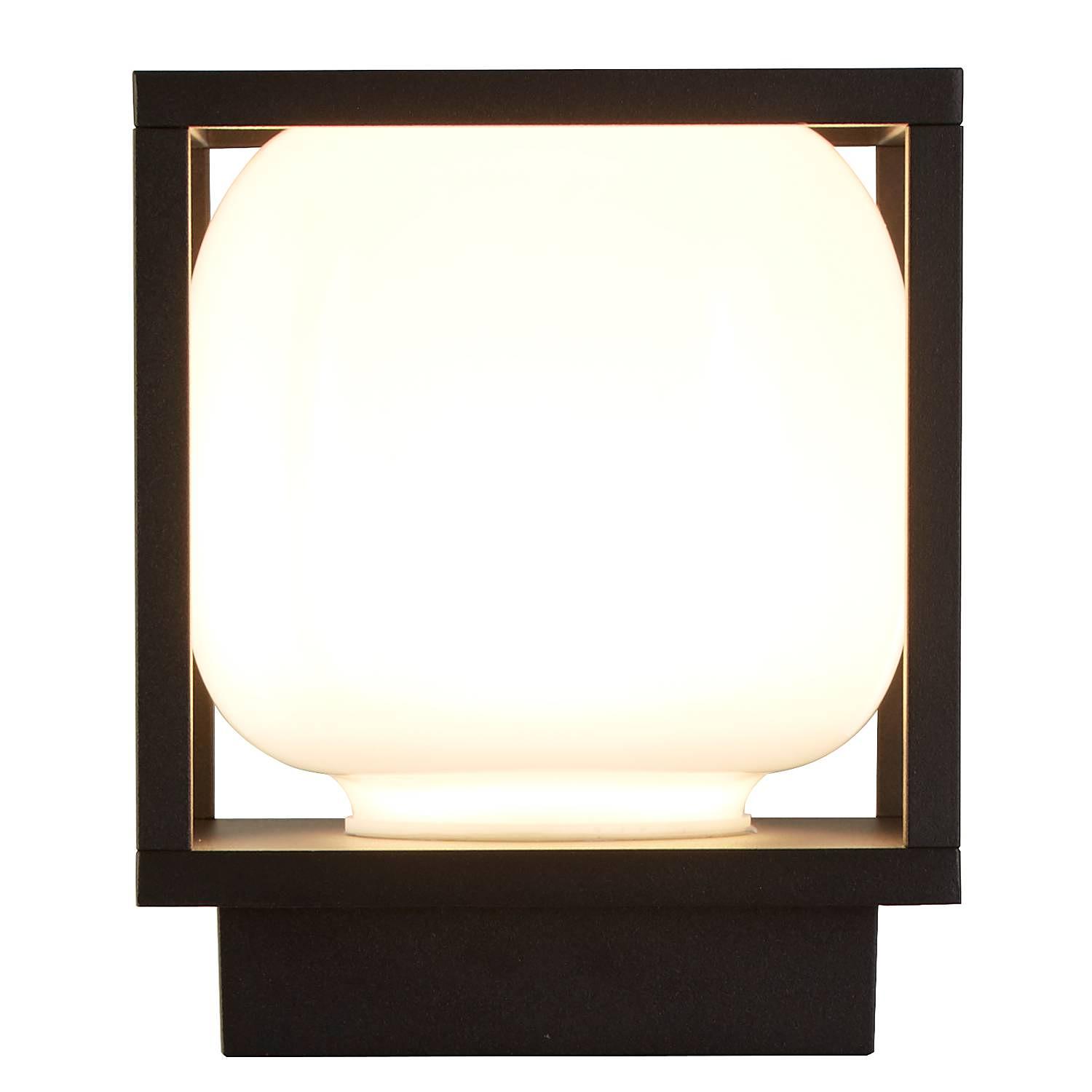 Athens LED Wall Light Aluminum Black 1-flame 2