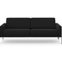 Frame Sofa 3-Sitzer Textil Schwarz 2