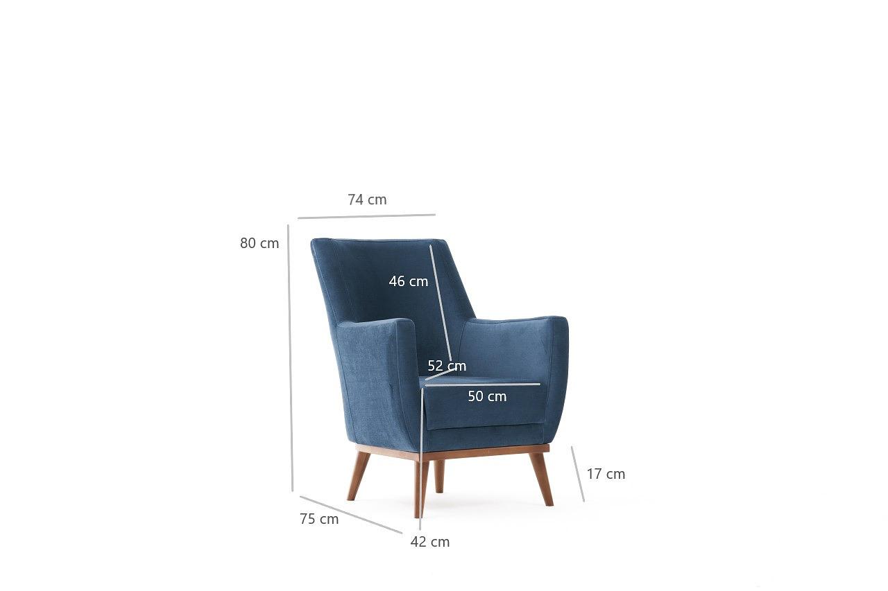 Gonca Sessel Blau 6