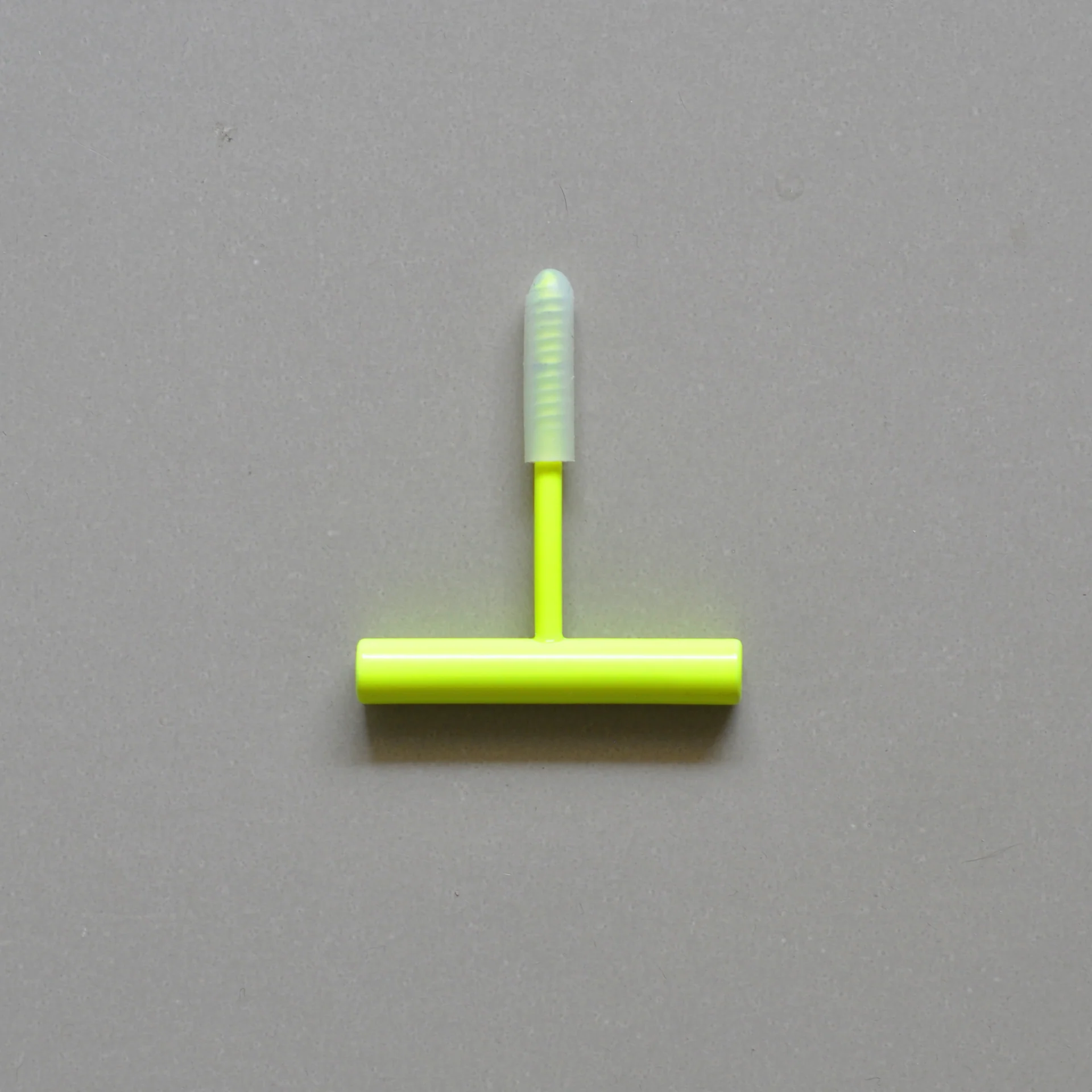 Line Haken Klein Stahl Pulverbeschichtet Neongelb 0