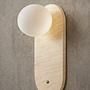 Tor Wandleuchte Travertin Creme 3