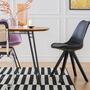 2x Scandi-Style Esszimmerstuhl Schwarz 0