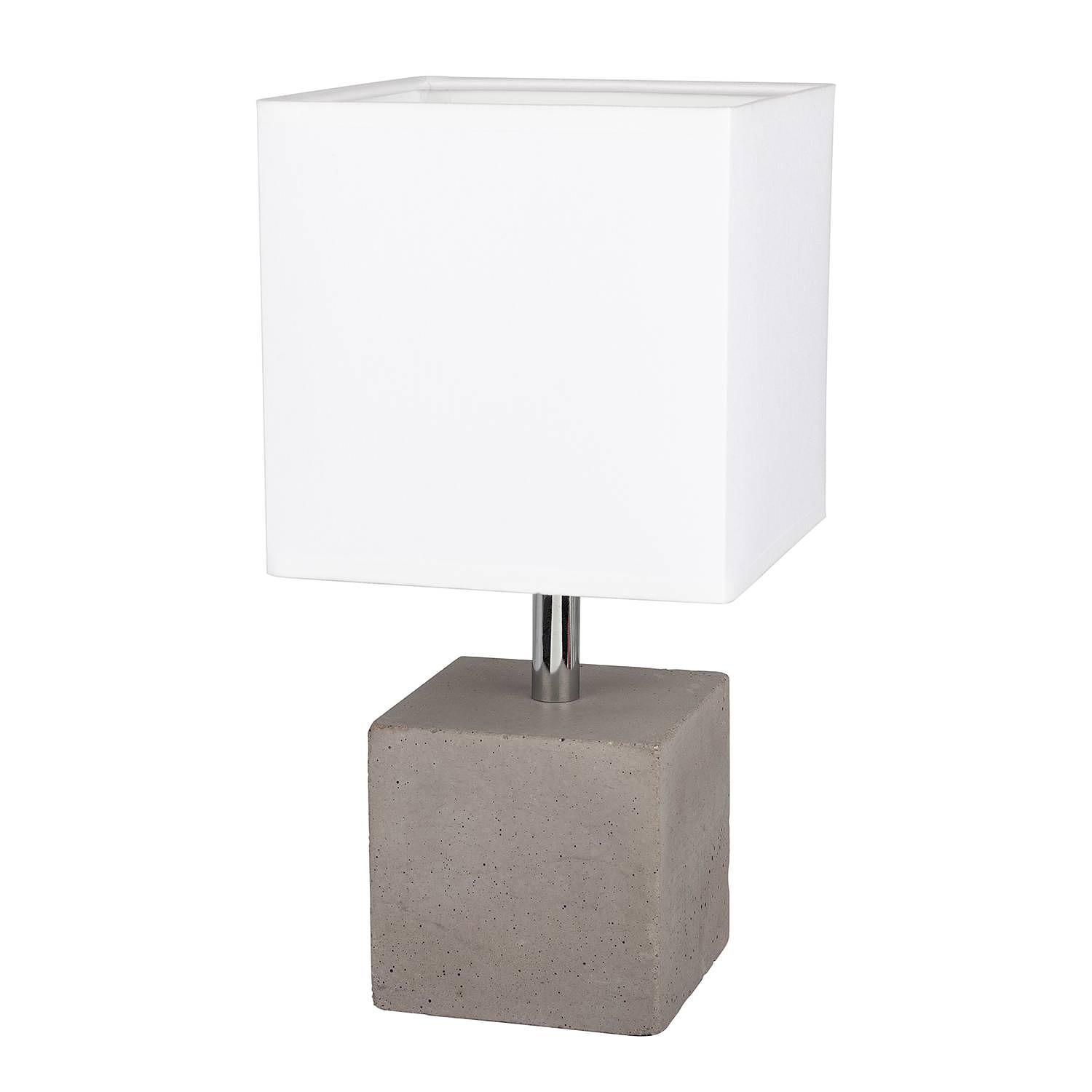 Strong I Table lamp blended fabric concrete 1-light 0
